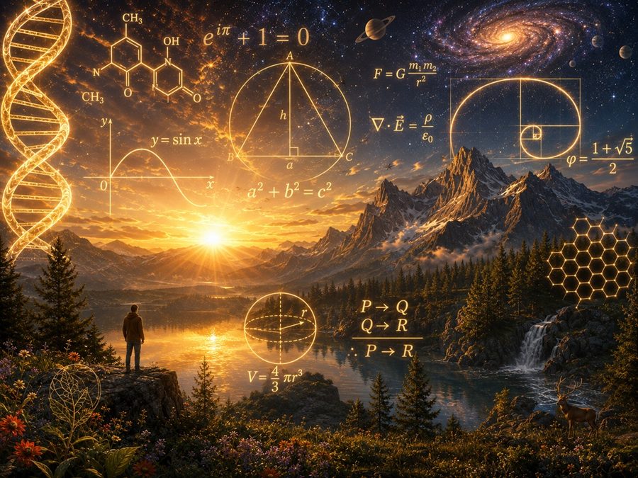 Creation declaring the power and deity of God